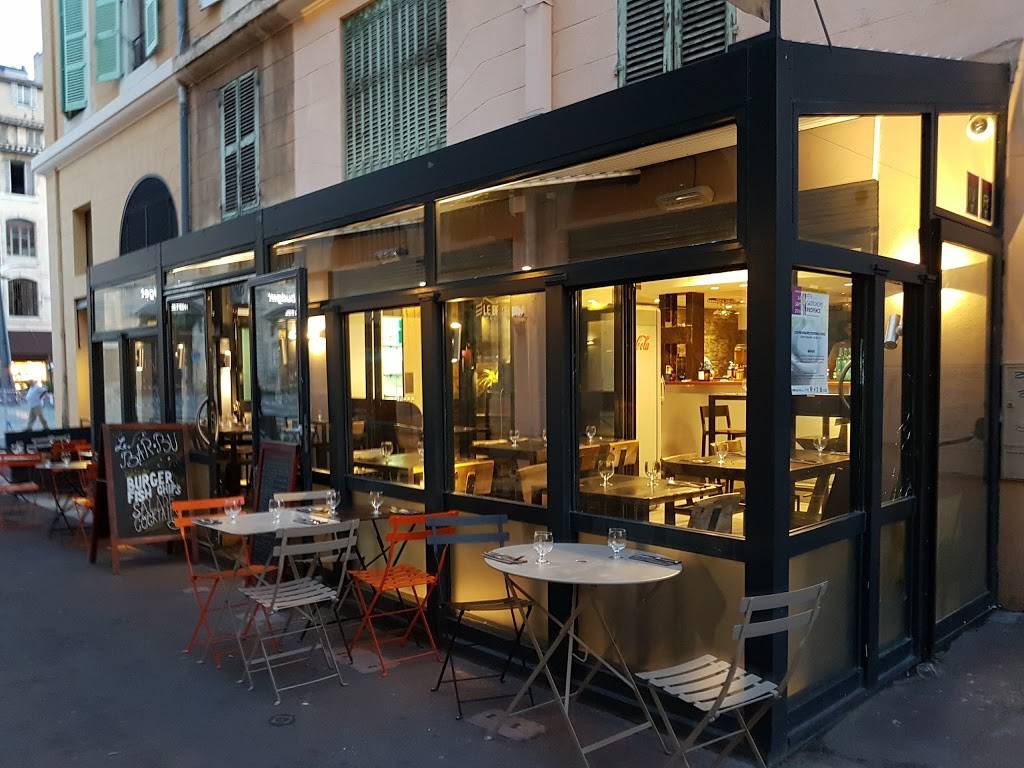 La carte Bar  B  Restaurant  Marseille